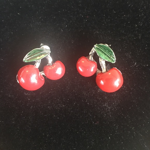 Vintage Style Rockabilly Pinup Cherry Set 🍒 - Picture 4 of 5